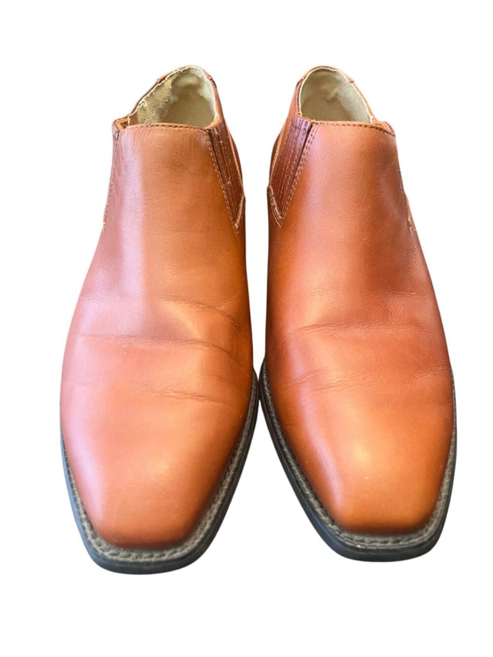Ariat Sonora 16528 Women's 11B Cognac Leather Western Ankle Booties Chelsea